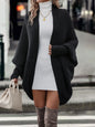 Versatile Solid Color Cardigan Mid-length Long Sleeve Loose Large Size Knitted Sweaters Pullover Damen Winter Strickjacke Damen